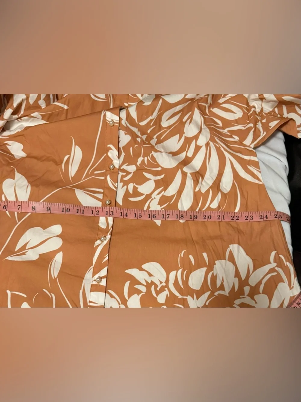 Prosperina Adelaide Fawn Brown Multi Floral Maxi Dress Sz L - Picture 9 of 10